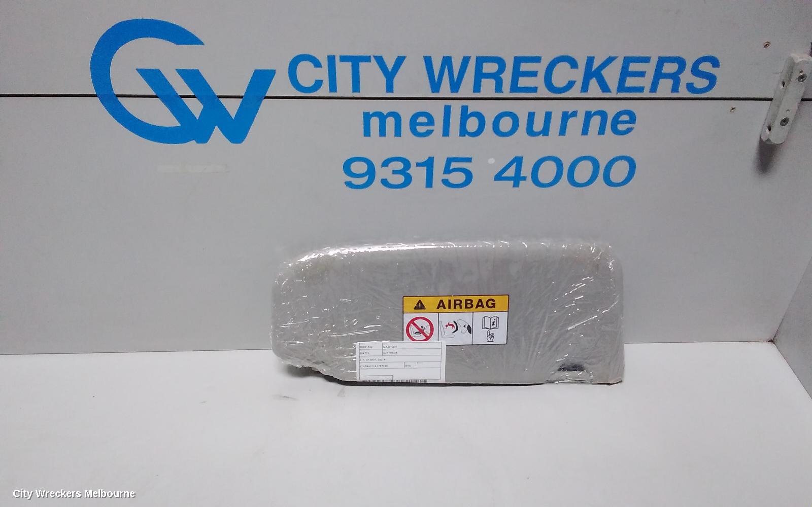 NISSAN QASHQAI SUNVISOR, J11, LH SIDE, 06/2014 ONWARDS