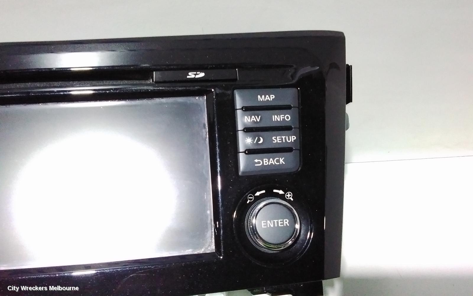 NISSAN QASHQAI RADIO/CD/DVD/SAT/TV, DISPLAY & HEAD UNIT, SAT NAV TYPE, J11, 06/2014 ONWARDS