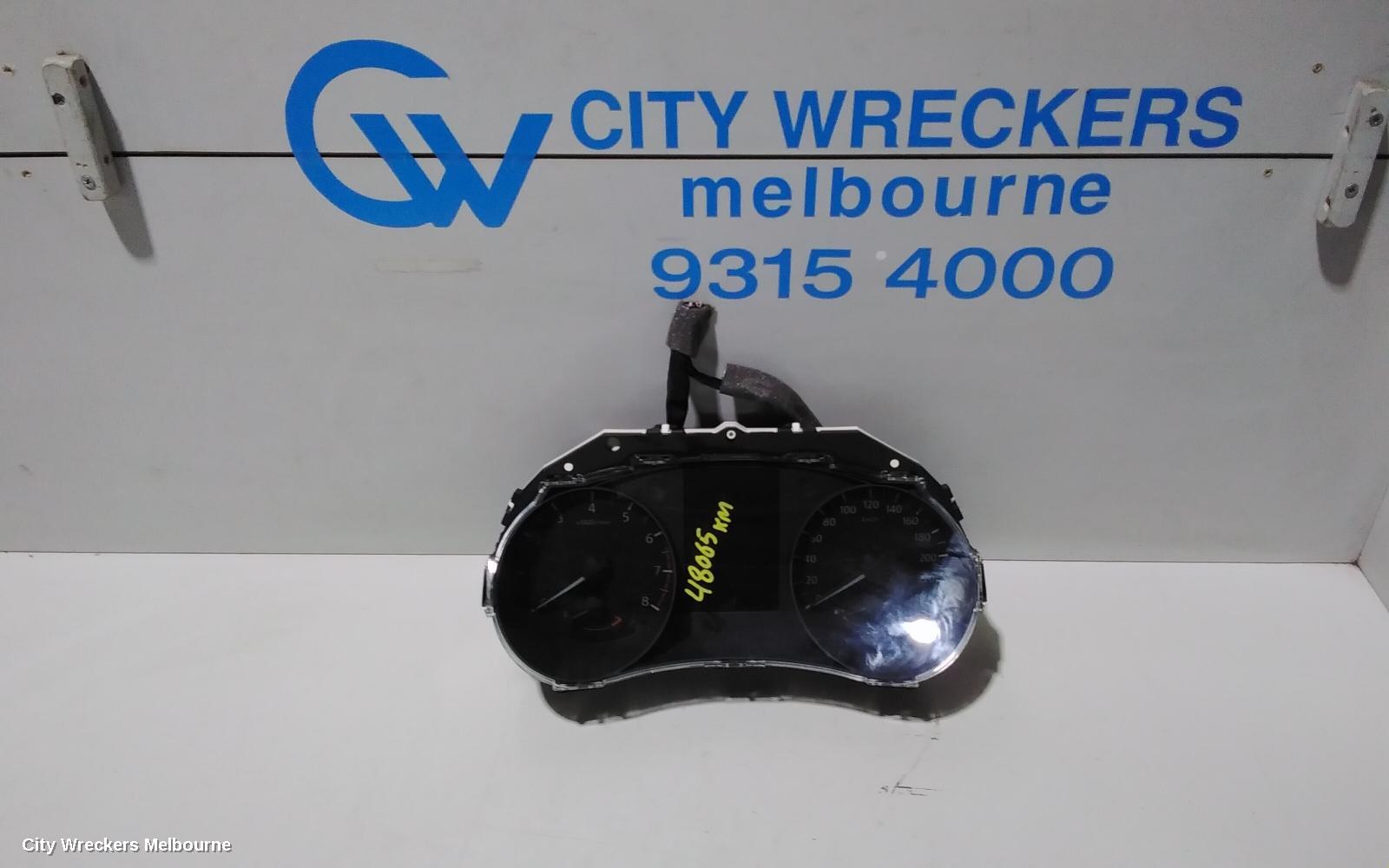 NISSAN QASHQAI INSTRUMENT CLUSTER, PETROL, AUTO T/M, J11, 06/2014 ONWARDS