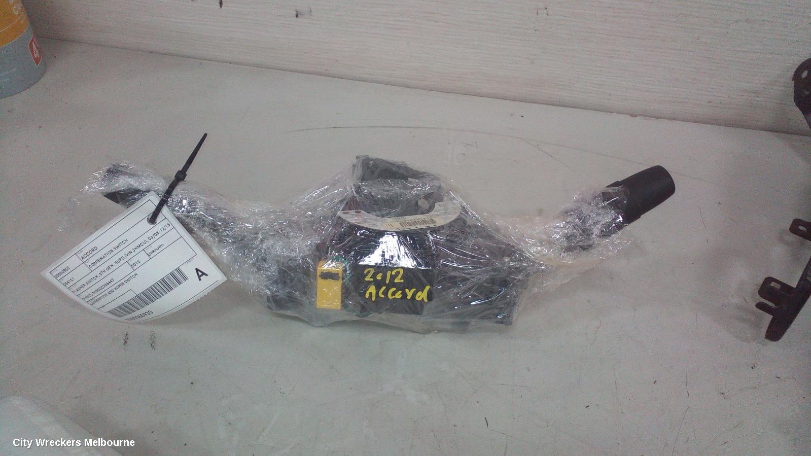 HONDA ACCORD COMBINATION SWITCH, FLASHER SWITCH, 8TH GEN, EURO (VIN JHMCU), 06/2008 - 12/2015