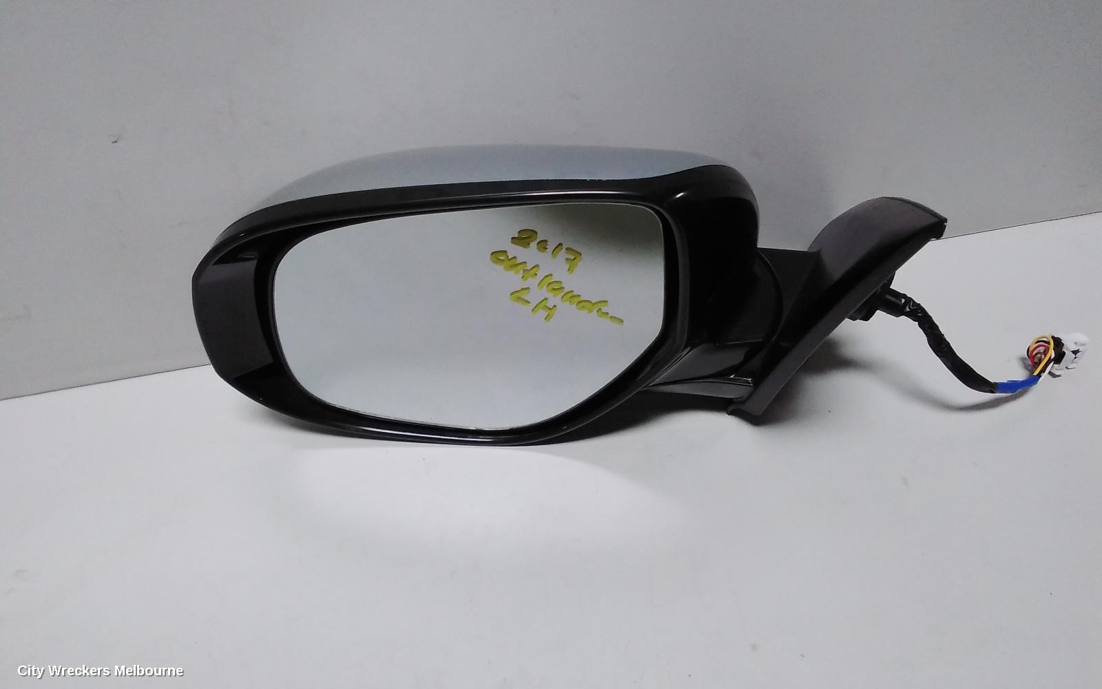 MITSUBISHI OUTLANDER LEFT DOOR MIRROR, ZK-ZL, W/ FLASHER, MANUAL FOLD, NON CAMERA TYPE, 07/2015 ONWARDS