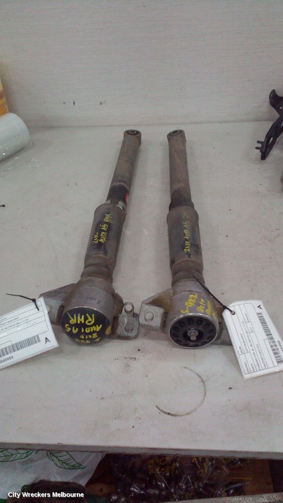 AUDI A5 RIGHT REAR STRUT, STANDARD TYPE, 8T, A5, HATCH, 08/2011 - 11/2016