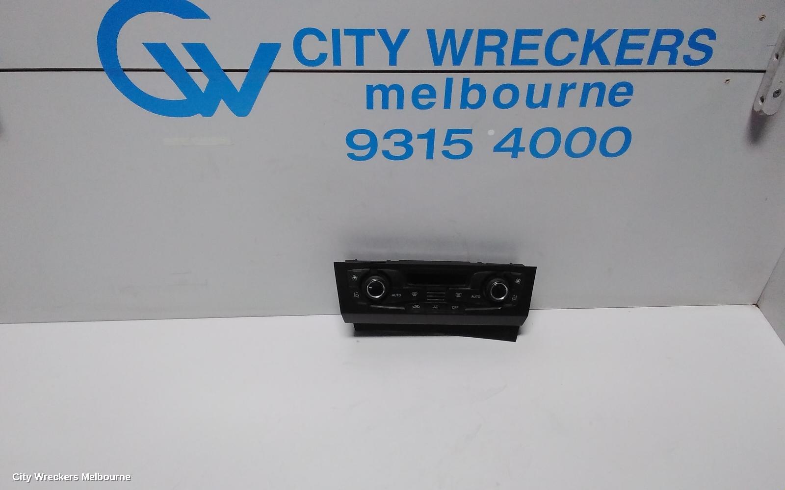 AUDI A5 HEATER/AC CONTROLS, THREE ZONE CLIMATE CONTROL, 8T, HEATED TYPE, 10/2007 - 08/2011