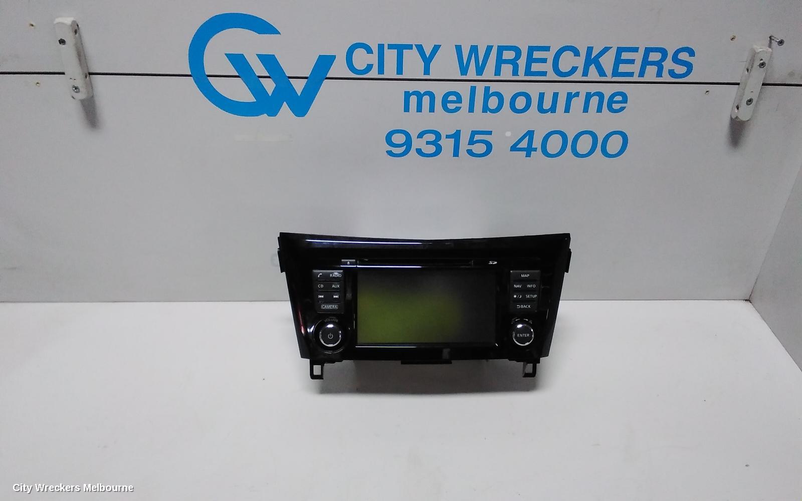 NISSAN QASHQAI RADIO/CD/DVD/SAT/TV, DISPLAY & HEAD UNIT, SAT NAV TYPE, J11, 06/2014 ONWARDS