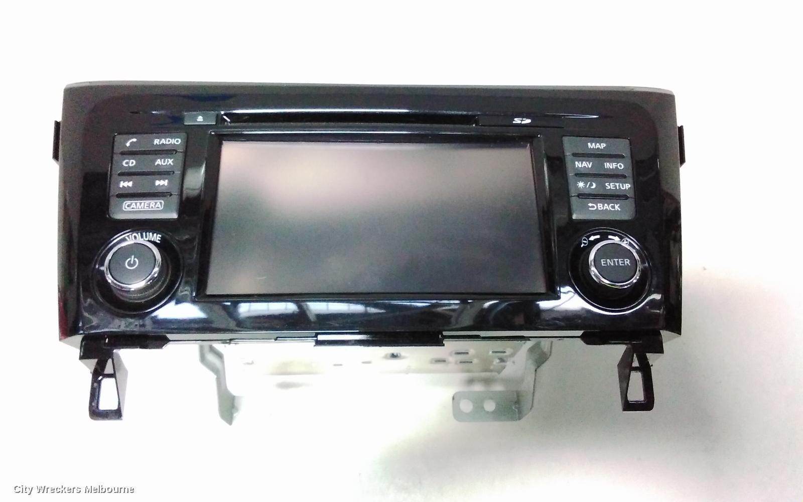 NISSAN QASHQAI RADIO/CD/DVD/SAT/TV, DISPLAY & HEAD UNIT, SAT NAV TYPE, J11, 06/2014 ONWARDS
