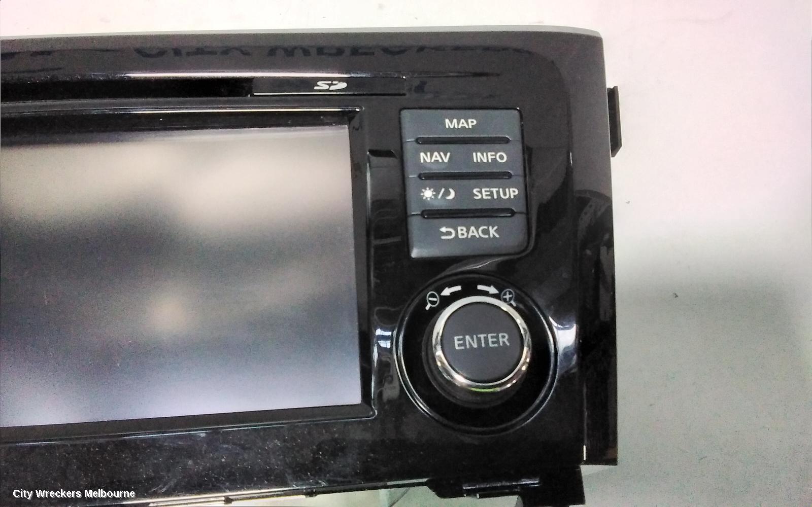 NISSAN QASHQAI RADIO/CD/DVD/SAT/TV, DISPLAY & HEAD UNIT, SAT NAV TYPE, J11, 06/2014 ONWARDS