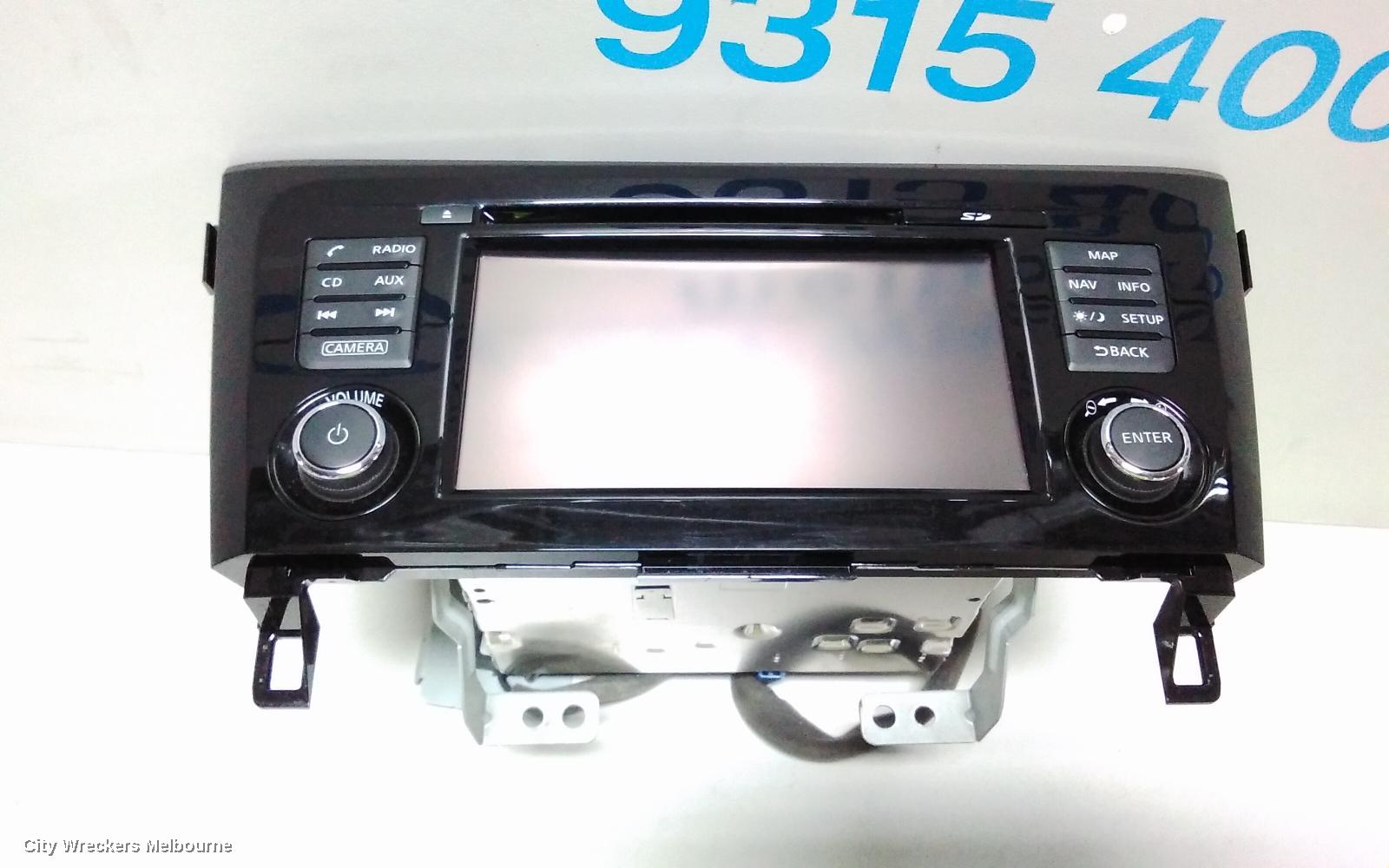 NISSAN QASHQAI RADIO/CD/DVD/SAT/TV, DISPLAY & HEAD UNIT, SAT NAV TYPE, J11, 06/2014 ONWARDS