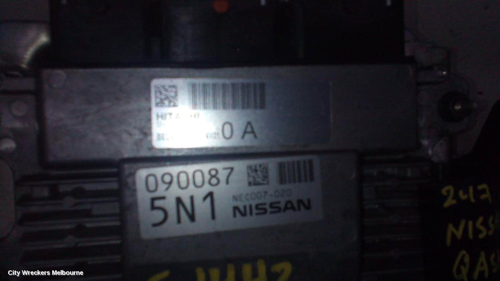 NISSAN QASHQAI ECU, ENGINE ECU, 2.0, PETROL, ECU ONLY, MR20, J11, 06/2014 ONWARDS