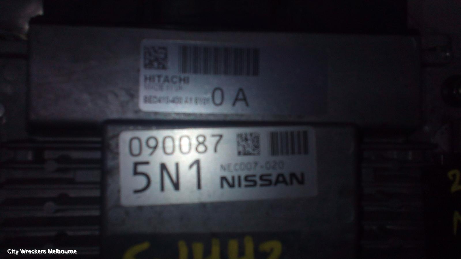 NISSAN QASHQAI ECU, ENGINE ECU, 2.0, PETROL, ECU ONLY, MR20, J11, 06/2014 ONWARDS