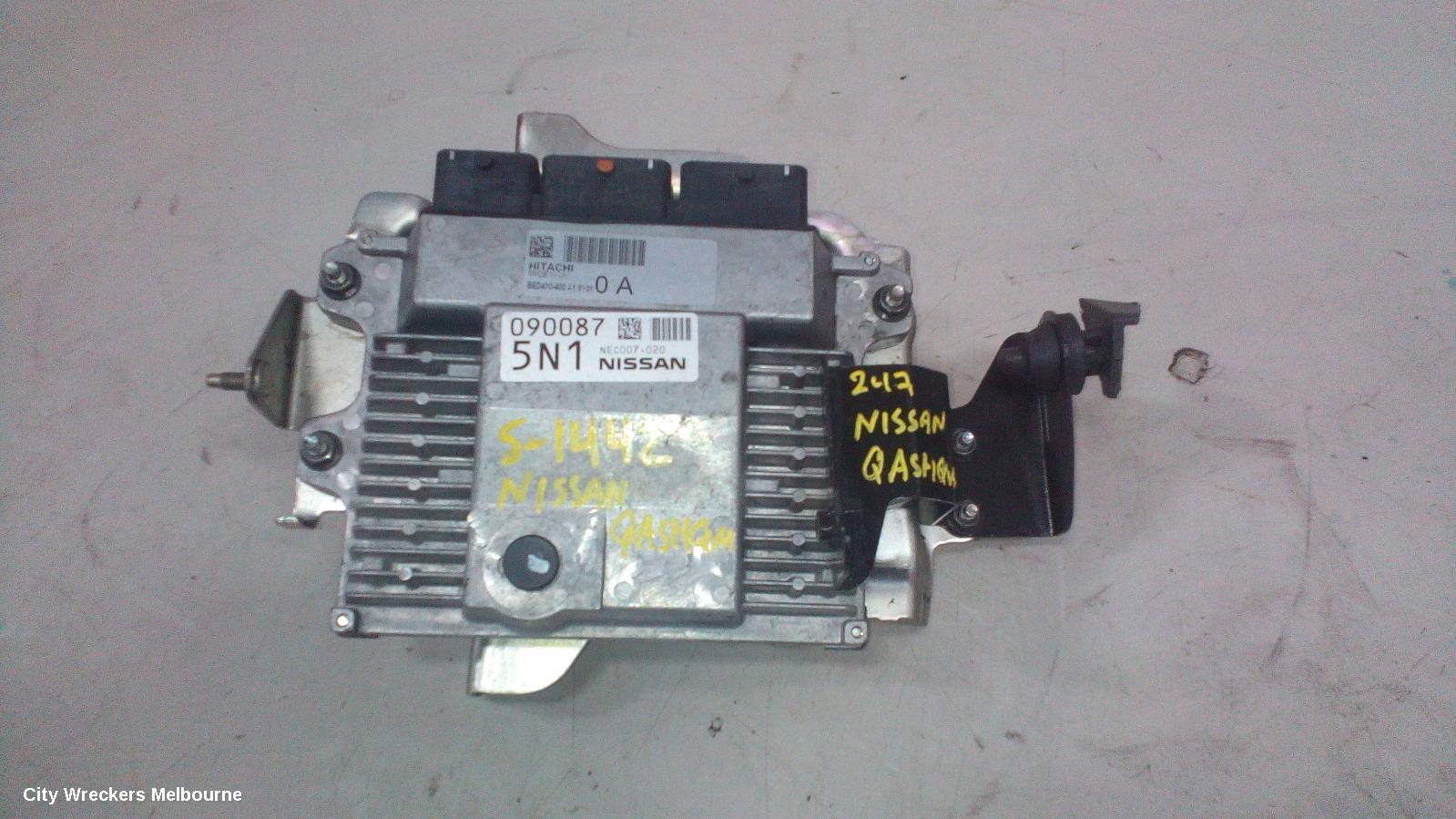 NISSAN QASHQAI ECU, ENGINE ECU, 2.0, PETROL, ECU ONLY, MR20, J11, 06/2014 ONWARDS