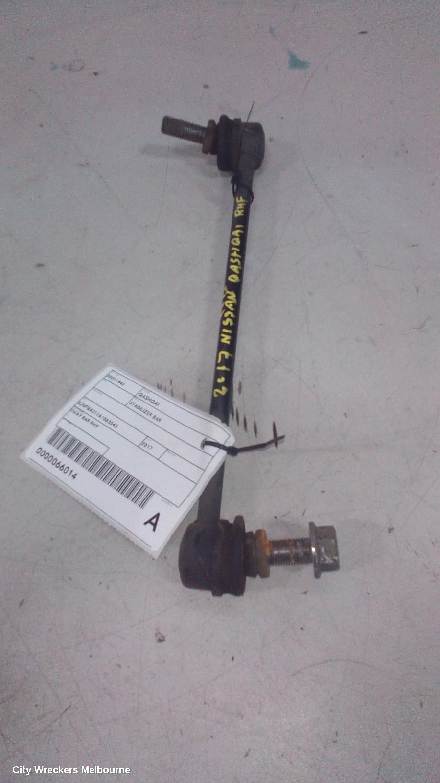 NISSAN QASHQAI STABILISER BAR, J11, 12/2013 - 07/2021