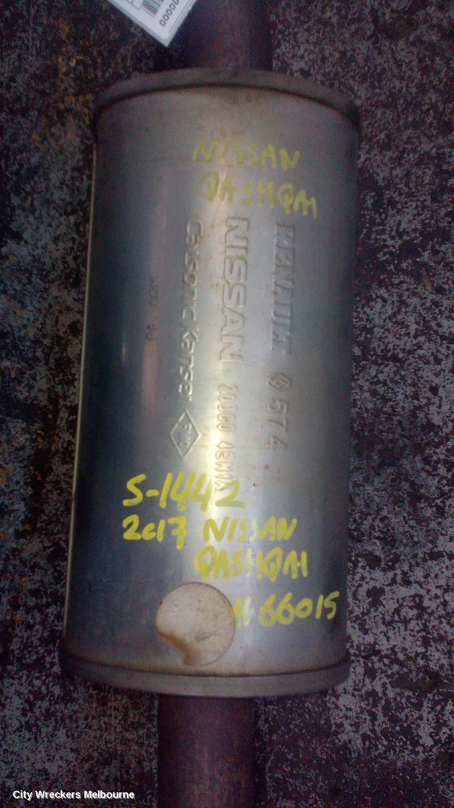 NISSAN QASHQAI EXHAUST SYSTEM, J11, 12/2013 - 07/2021