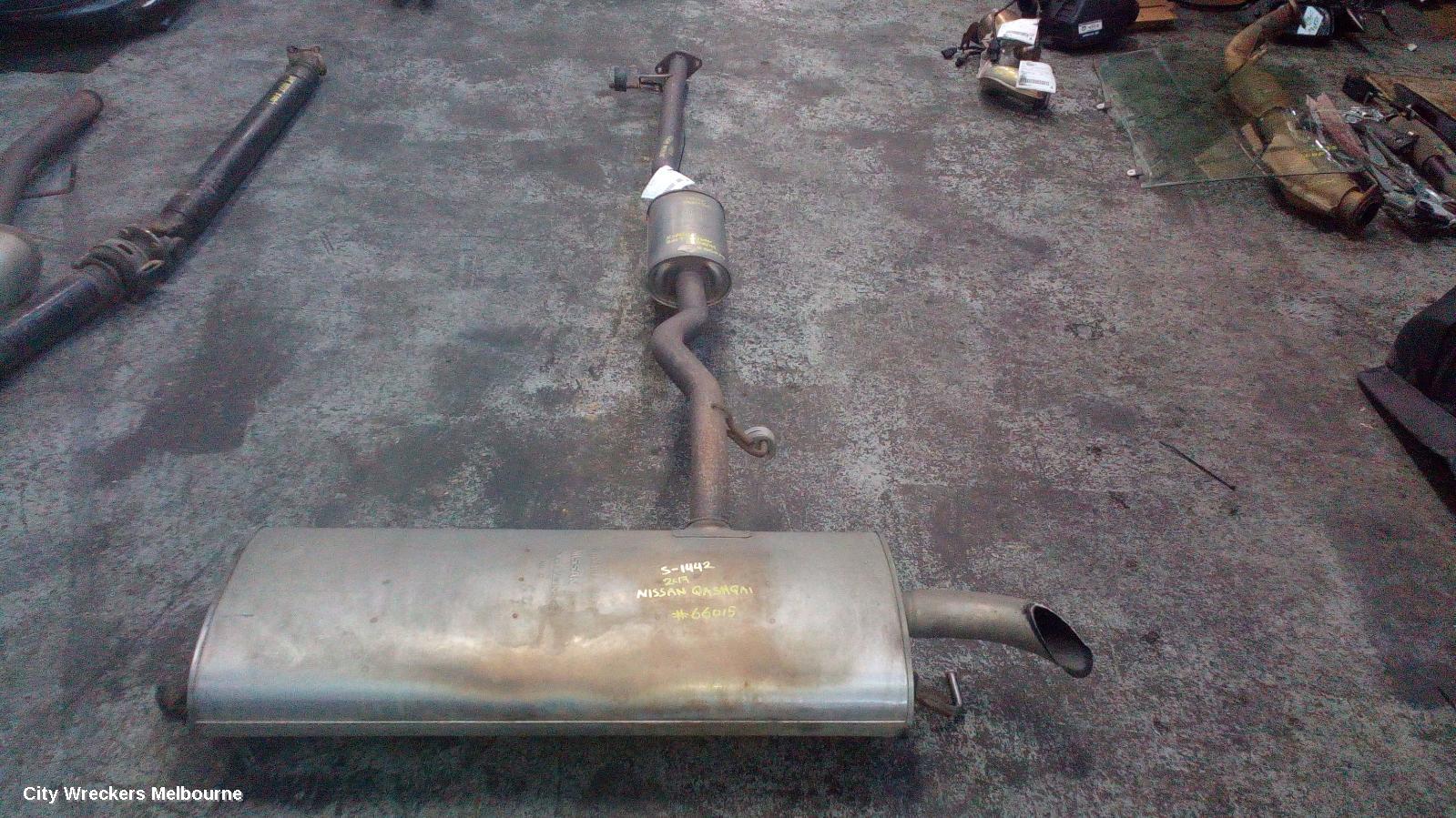 NISSAN QASHQAI EXHAUST SYSTEM, J11, 12/2013 - 07/2021