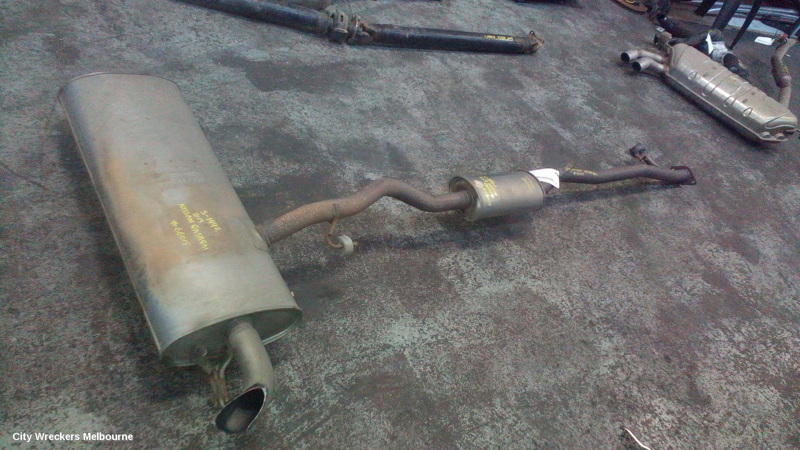 NISSAN QASHQAI EXHAUST SYSTEM, J11, 12/2013 - 07/2021