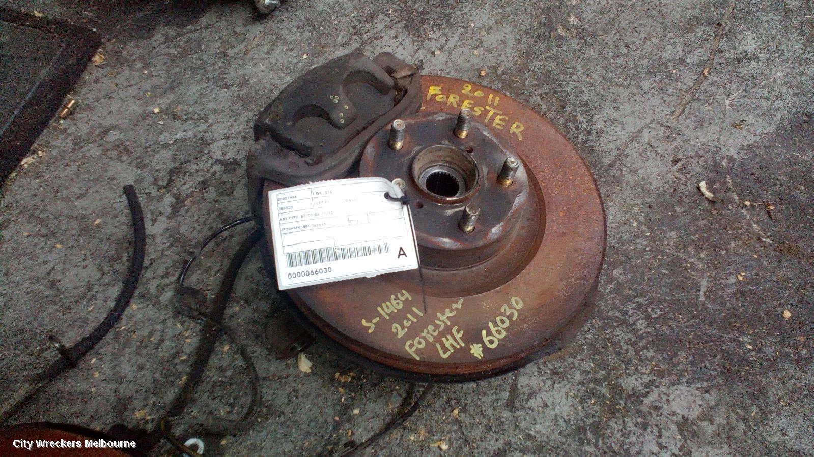 SUBARU FORESTER LEFT FRONT HUB ASSEMBLY, ABS TYPE, SH/SJ, 02/2008 - 11/2013