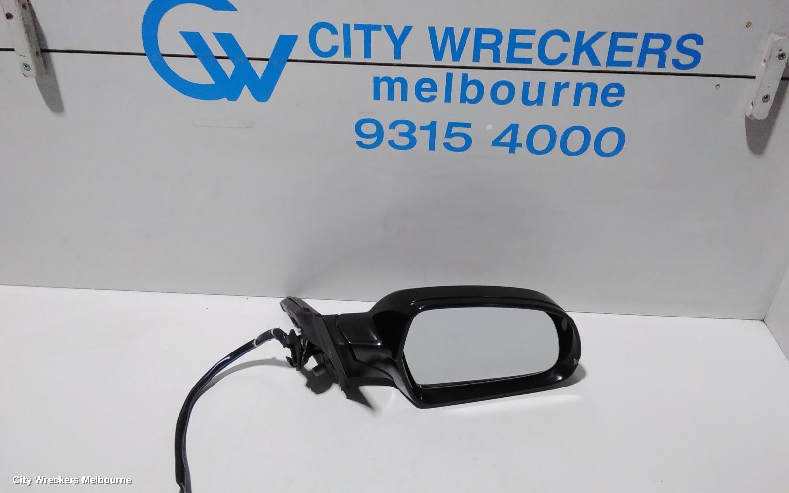 AUDI A4 RIGHT DOOR MIRROR, B8 8K, A4, POWER FOLD, NO LANE CHANGE ASSIST TYPE, 05/2009 - 09/2015