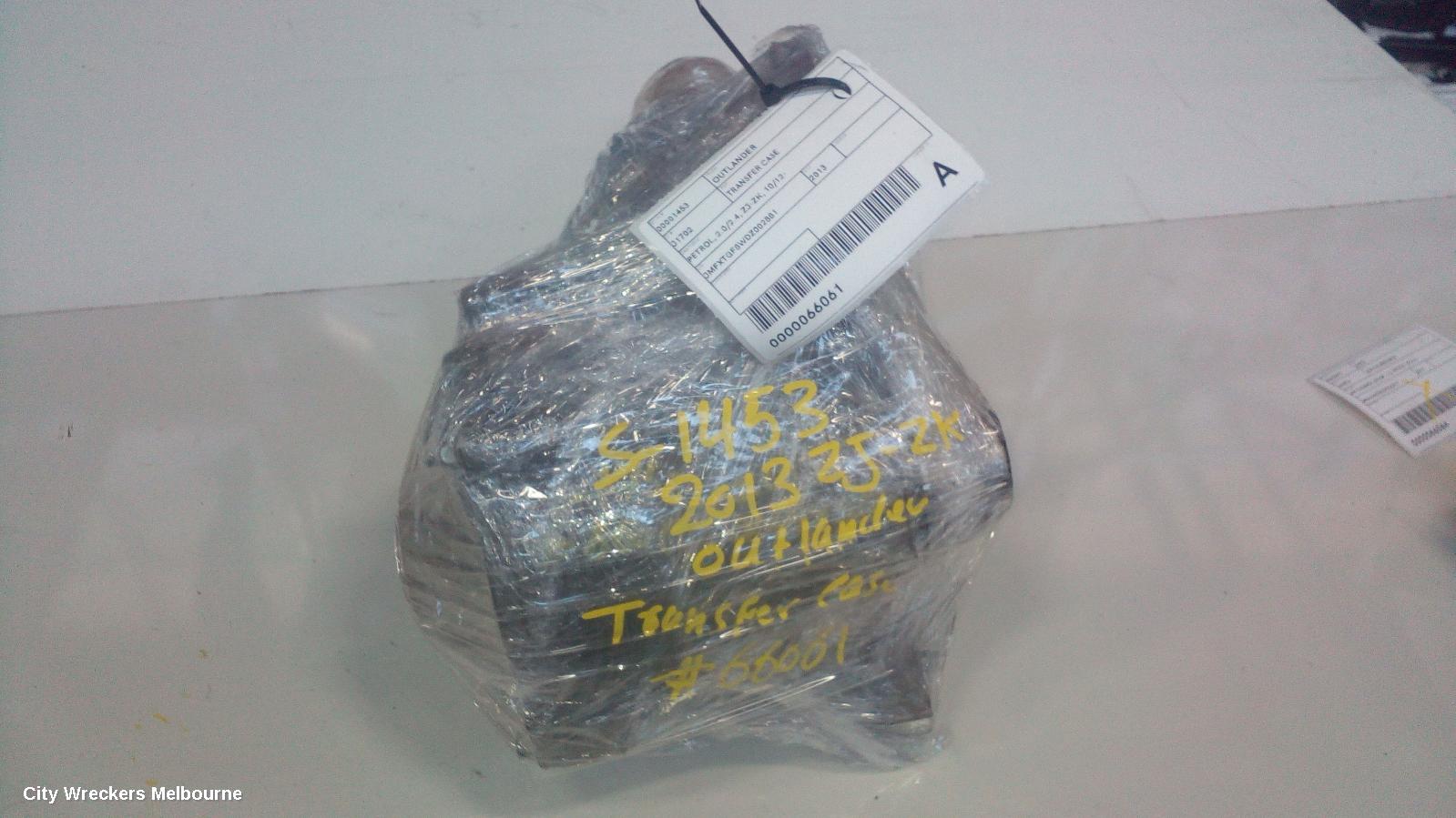 MITSUBISHI OUTLANDER TRANSFER CASE, PETROL, 2.0/2.4, ZJ-ZK, 10/2012 ONWARDS