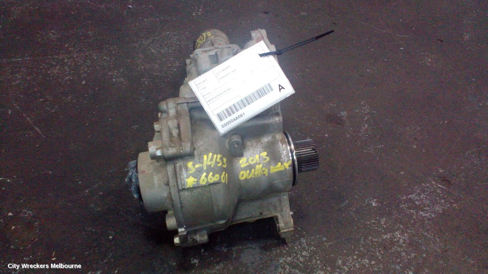 MITSUBISHI OUTLANDER TRANSFER CASE, PETROL, 2.0/2.4, ZJ-ZK, 10/2012 ONWARDS