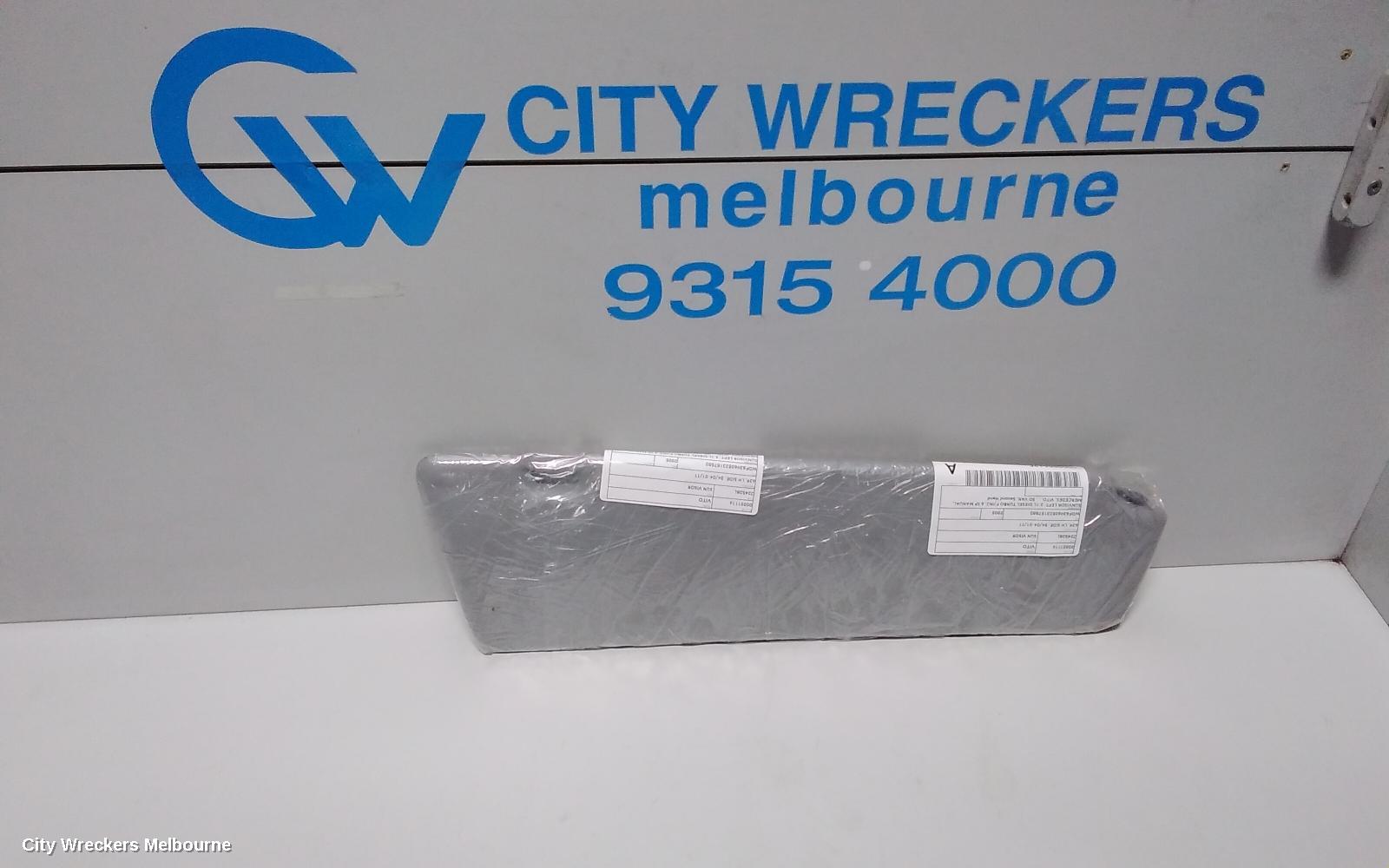 MERCEDES VITO SUNVISOR, 639, LH SIDE, 04/2004 - 01/2011