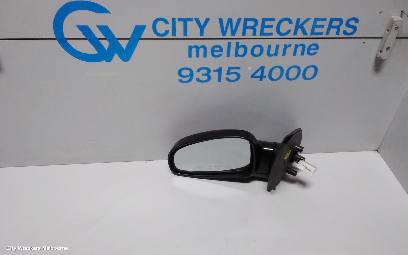 HOLDEN BARINA LEFT DOOR MIRROR, TK, HATCH, 12/2005 - 06/2008
