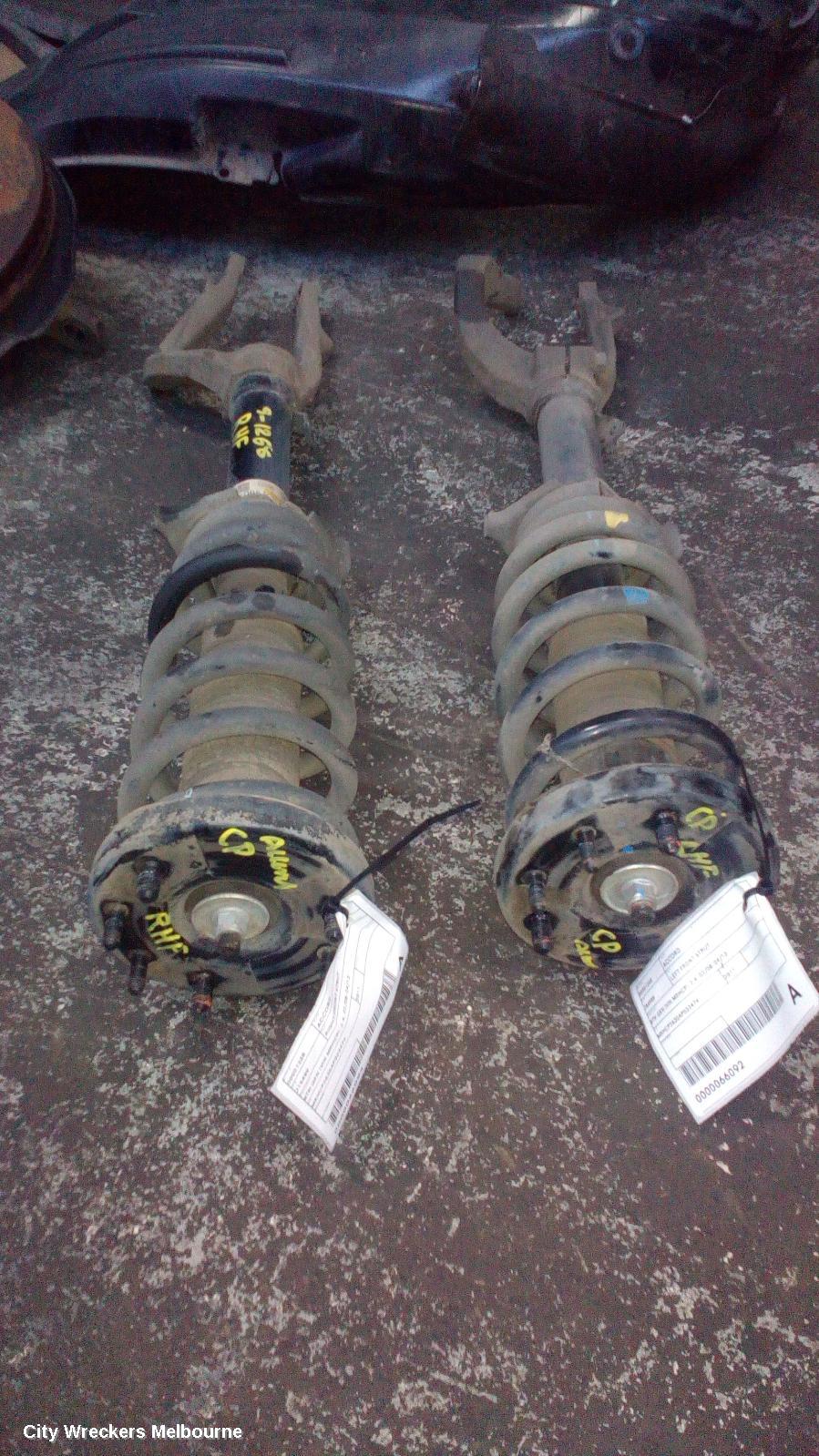 HONDA ACCORD LEFT FRONT STRUT, 8TH GEN (VIN MRHCP), 2.4, 02/2008 - 04/2013