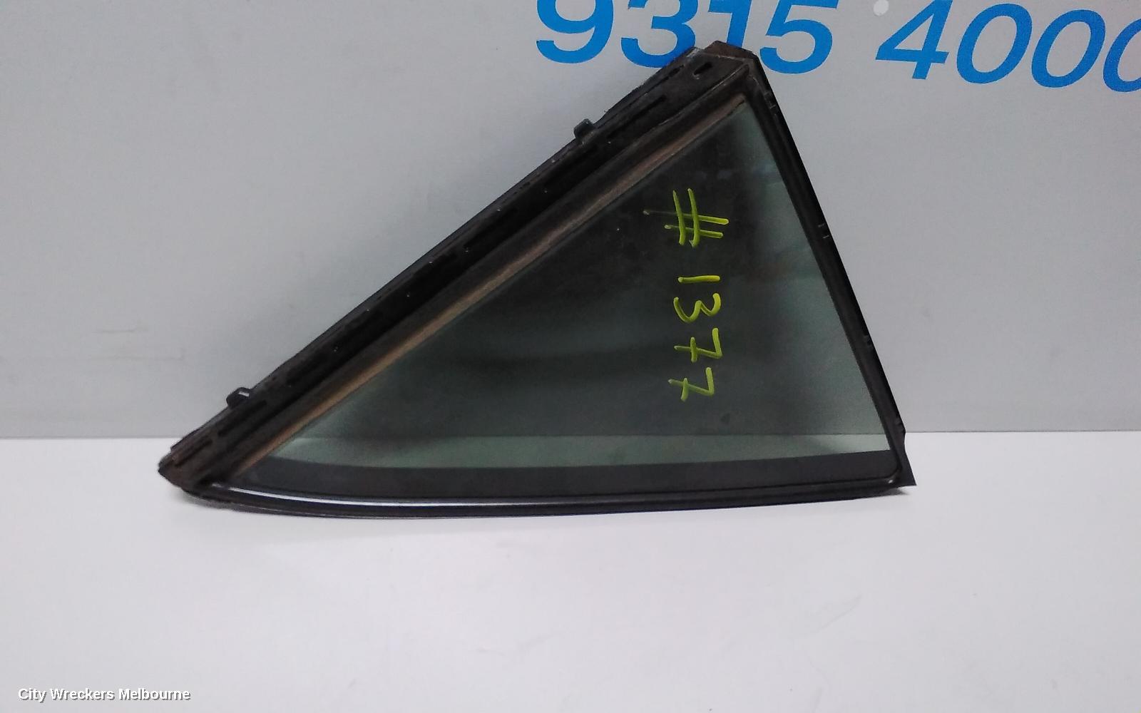 TOYOTA CAMRY LEFT REAR 1/4 DOOR GLASS, ASV50/AVV50, 12/2011 - 05/2015