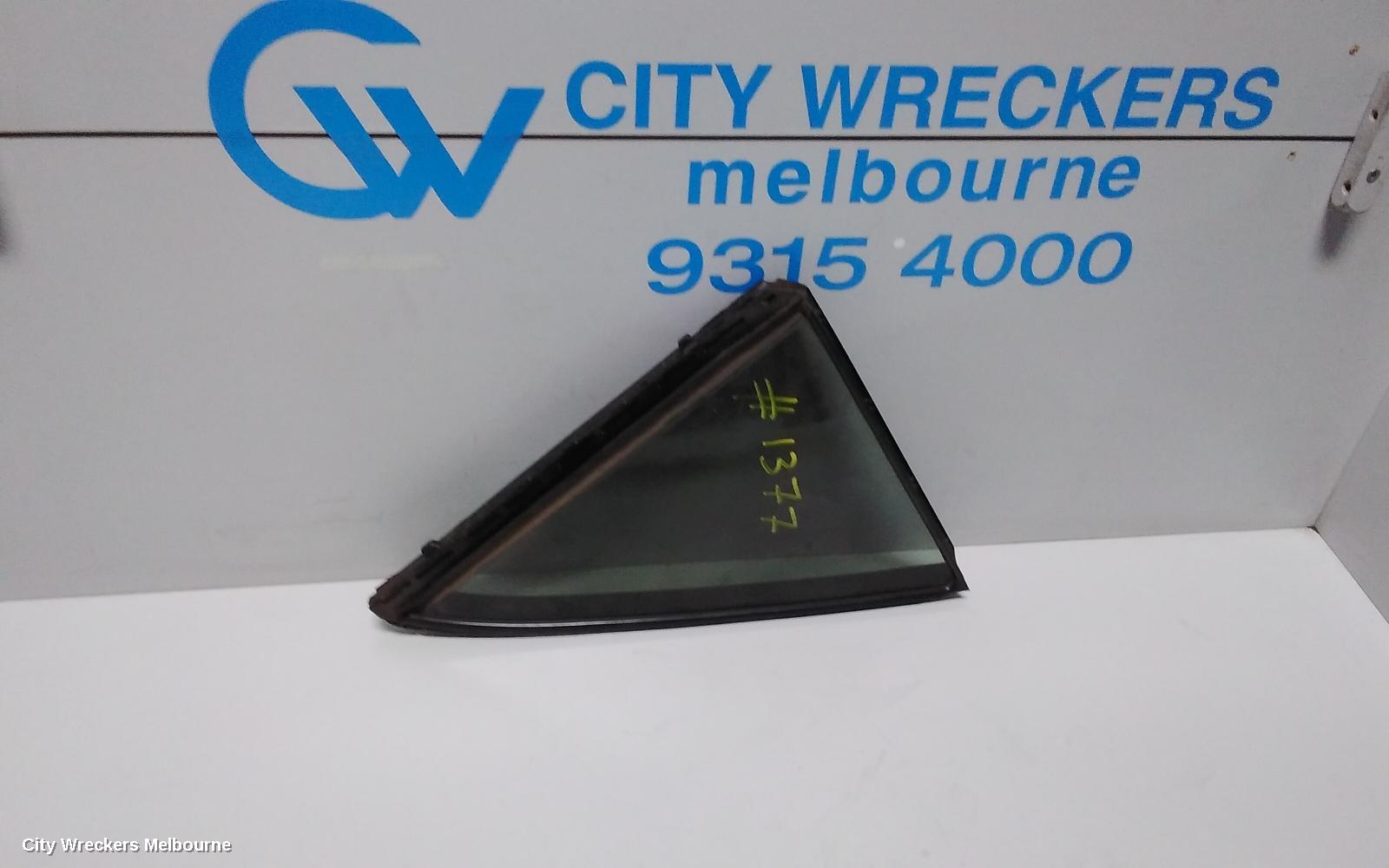 TOYOTA CAMRY LEFT REAR 1/4 DOOR GLASS, ASV50/AVV50, 12/2011 - 05/2015