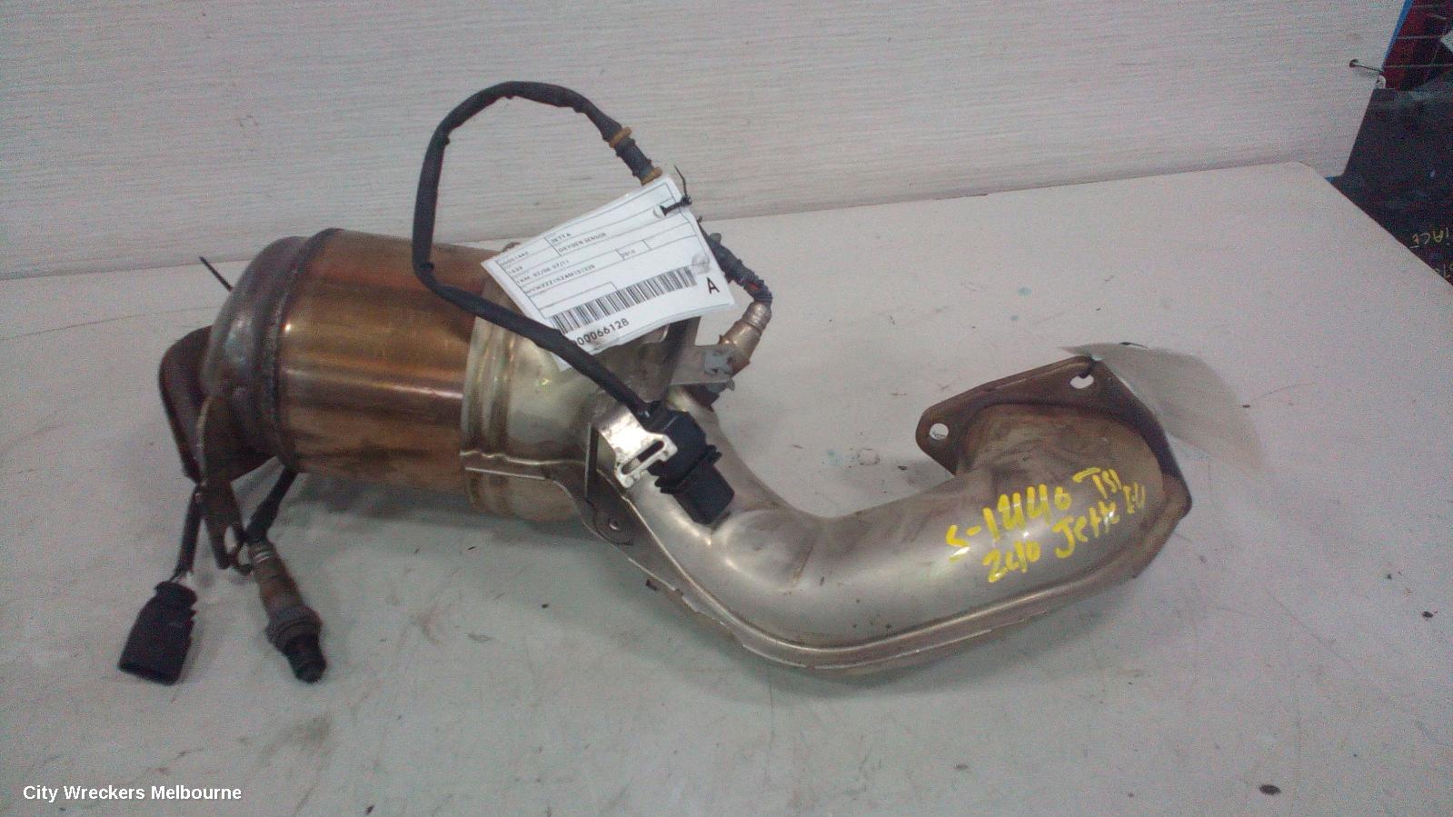 VOLKSWAGEN JETTA CATALYTIC CONVERTER, DOWNPIPE-CAT TYPE, 1.4, PETROL, CAVD CODE, 1KM, 11/2008 - 07/2011