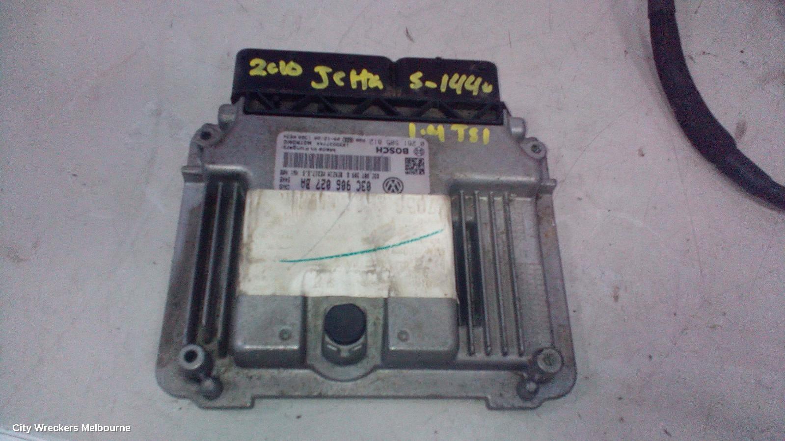 VOLKSWAGEN JETTA ECU, ENGINE ECU, 1.4, PETROL, AUTO T/M, ECU ONLY, 1KM, 01/2009 - 07/2011