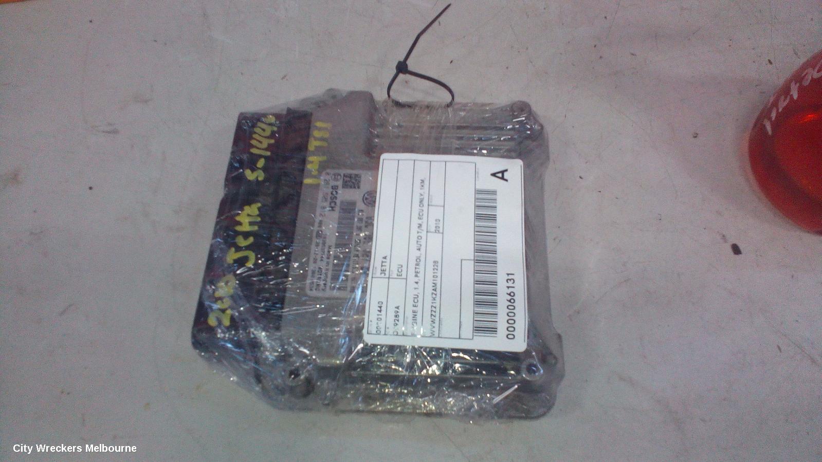 VOLKSWAGEN JETTA ECU, ENGINE ECU, 1.4, PETROL, AUTO T/M, ECU ONLY, 1KM, 01/2009 - 07/2011