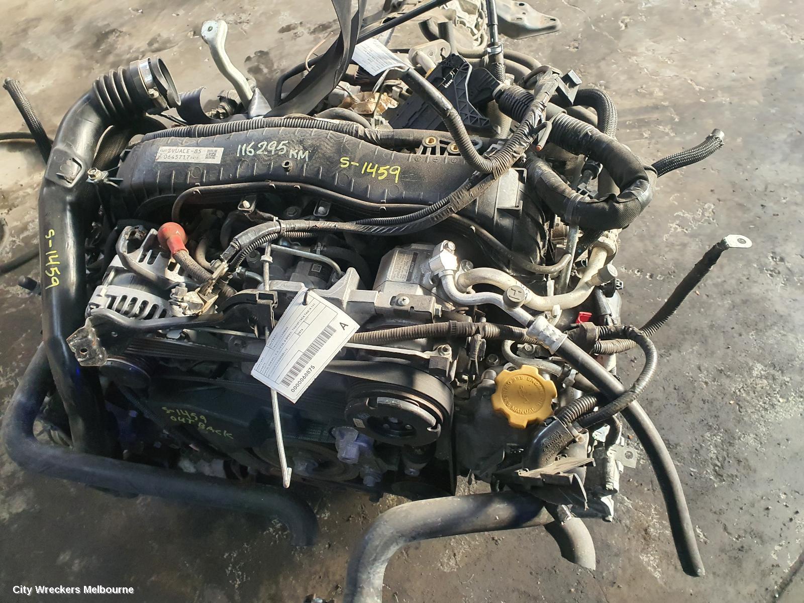 SUBARU OUTBACK ENGINE, DIESEL, 2.0, EE20, TURBO, 6TH GEN, 08/2014 ONWARDS