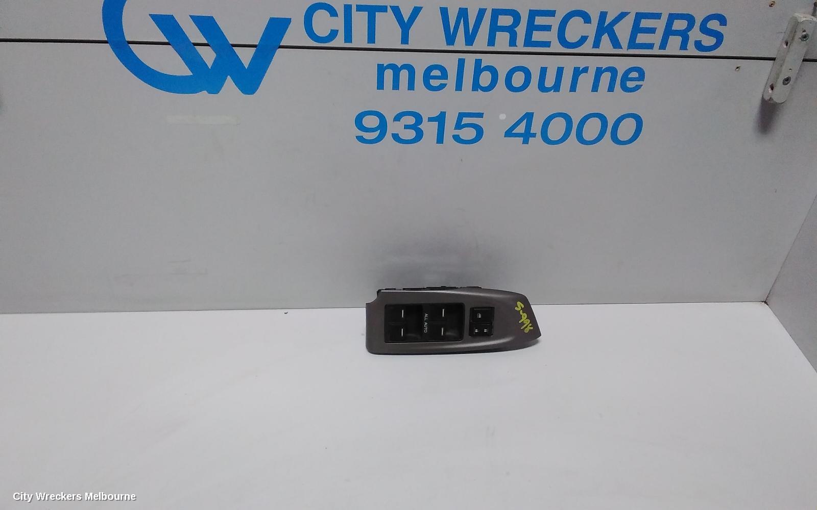 HONDA ACCORD PWR DR WIND SWITCH, RH FRONT (MASTER SWITCH), 8TH GEN, EURO (VIN JHMCU), BASE, 06/2008 - 12/2009