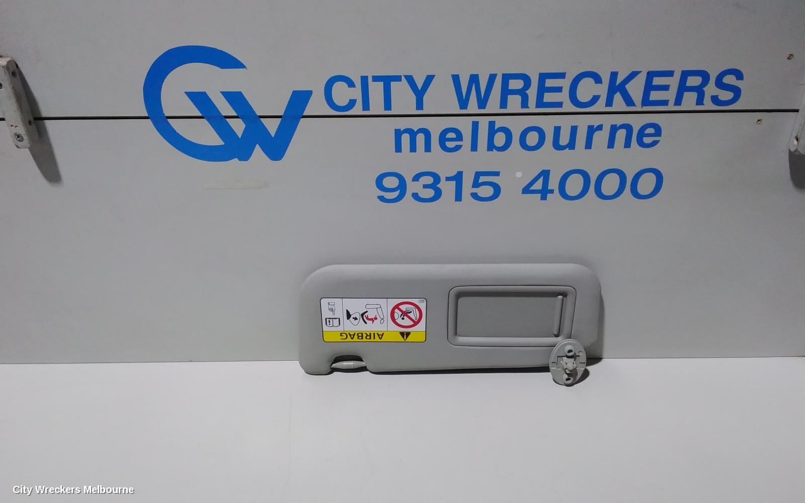 TOYOTA YARIS SUNVISOR, NCP13#, LH SIDE, 08/2011 - 12/2019