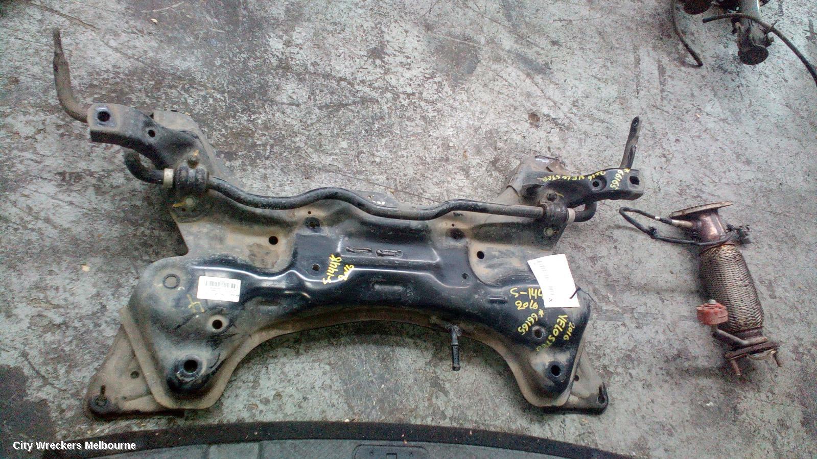 HYUNDAI VELOSTER FRT XMEMBER/CRADLE, FS, TURBO, 09/2013 - 02/2018