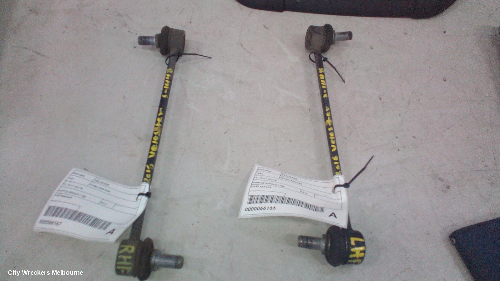 HYUNDAI VELOSTER STABILISER BAR, FS, 10/2011 - 08/2019