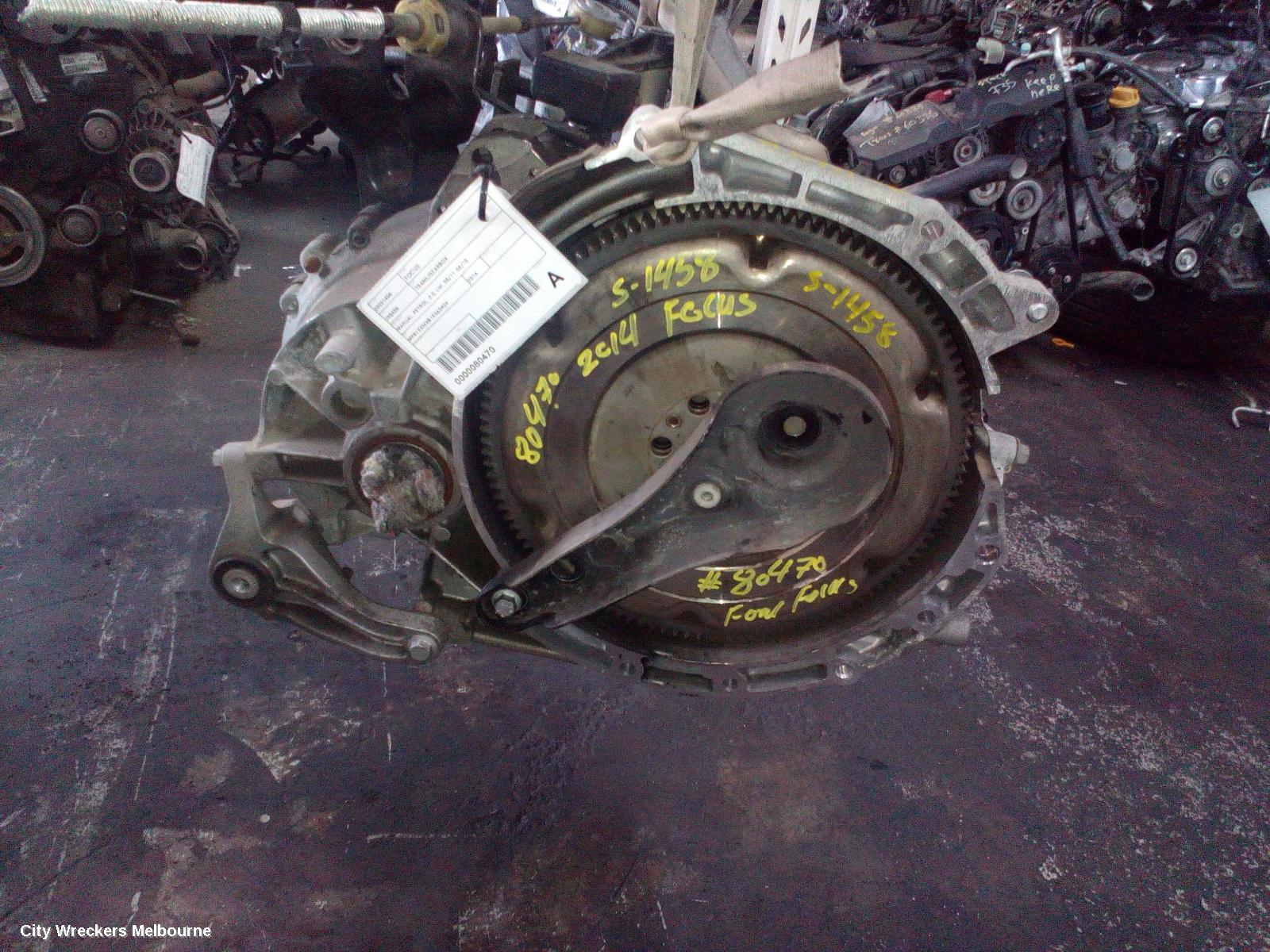FORD FOCUS TRANS/GEARBOX, MANUAL, PETROL, 2.0, LW, 05/2011 - 08/2015