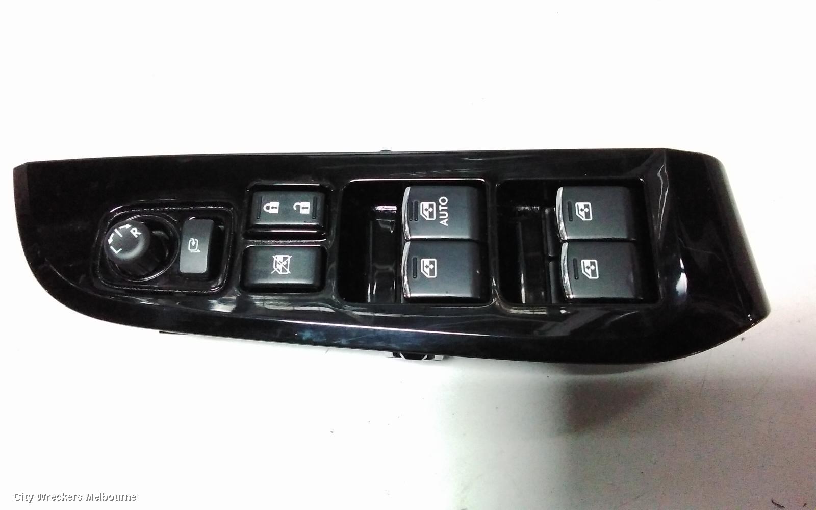 SUBARU OUTBACK PWR DR WIND SWITCH, RH FRONT (MASTER SWITCH), 6TH GEN, CHROME, AL21, 08/2014 - 12/2020