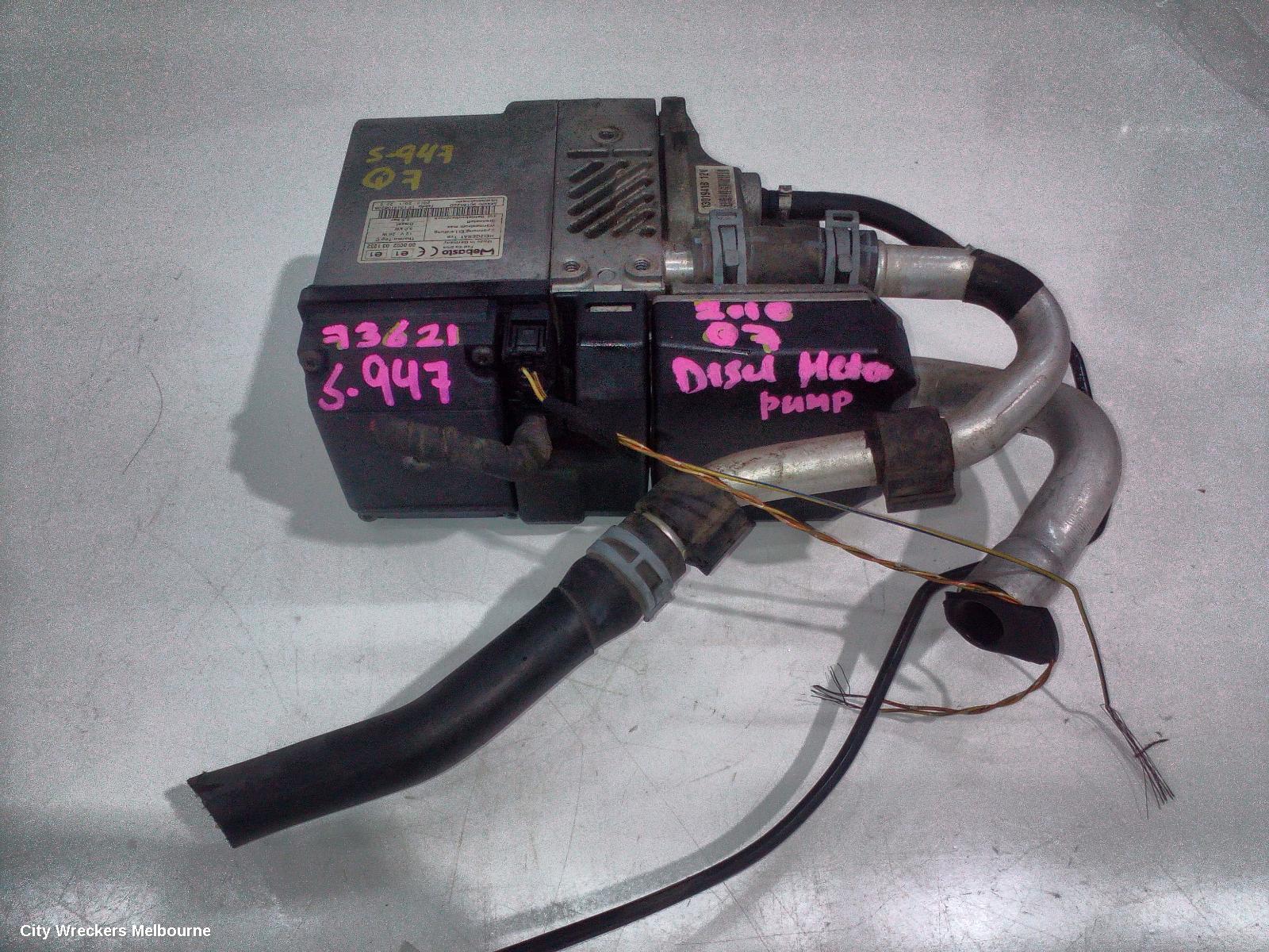 AUDI Q7, 4L, 09/2006 - 08/2015, 4L0 815 071F DIESEL FUEL HEATER : 73621