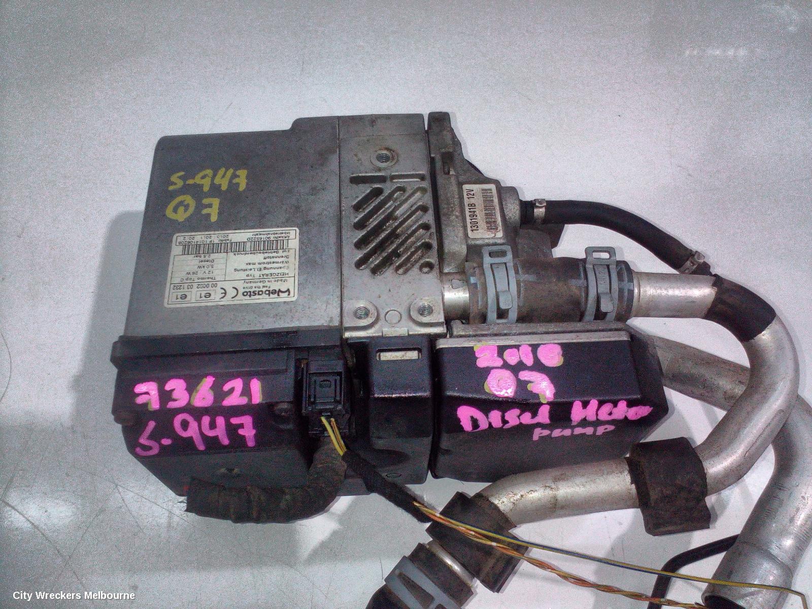 AUDI Q7, 4L, 09/2006 - 08/2015, 4L0 815 071F DIESEL FUEL HEATER : 73621