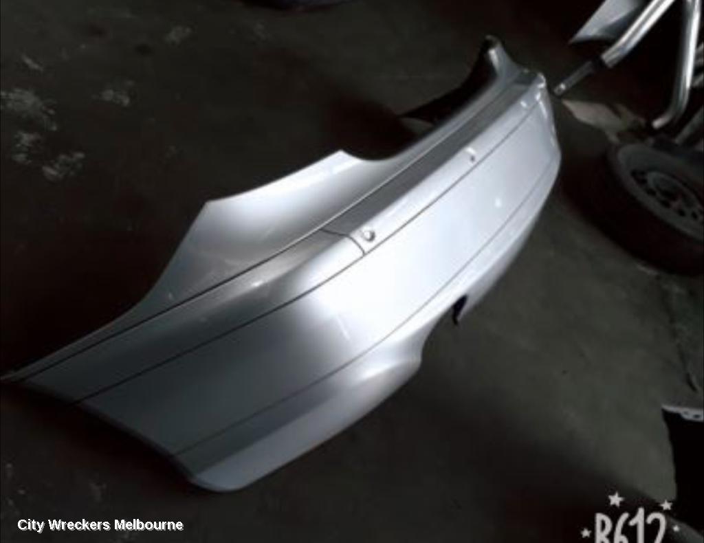 MERCEDES C CLASS REAR BUMPER, W203, SEDAN, CLASSIC, PAINTED TOP MOULD, 11/2000 - 06/2007