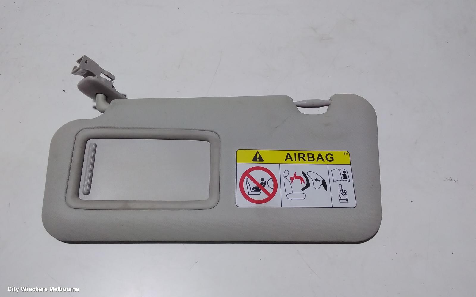 MAZDA CX3 SUNVISOR, DK, LH SIDE, 03/2015 ONWARDS
