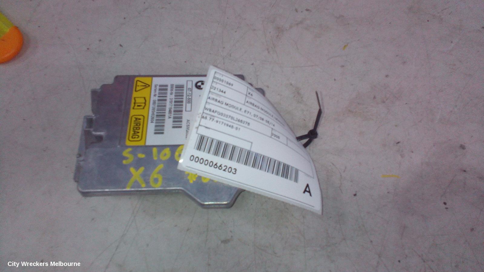 BMW X6 AIRBAG MODULE/SENSOR, AIRBAG MODULE, E71, 07/2008 - 05/2014
