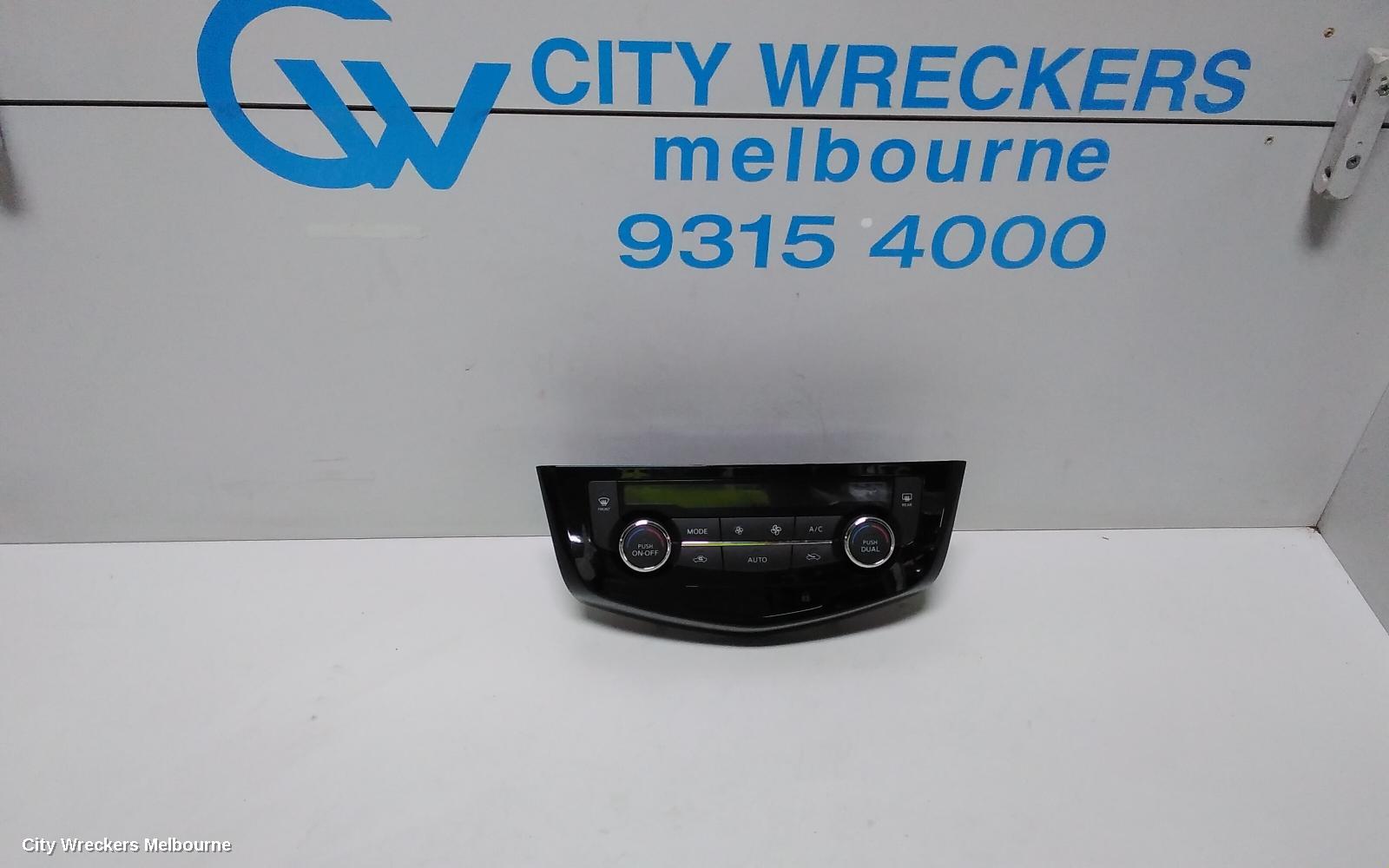 NISSAN QASHQAI HEATER/AC CONTROLS, J11, CLIMATE CONTROL TYPE, 06/2014 - 07/2021