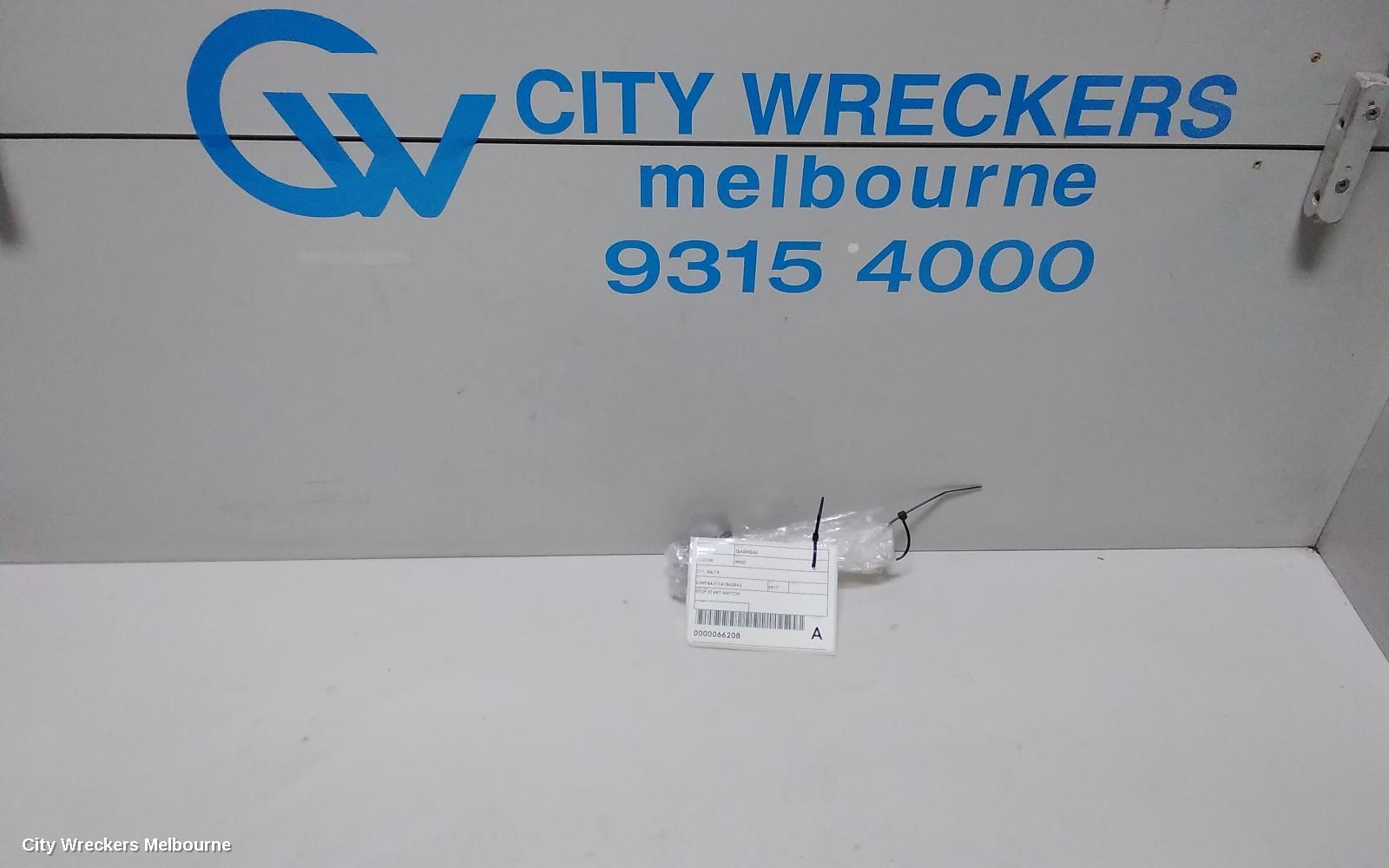 NISSAN QASHQAI, J11, 12/2013 - 07/2021, STOP START SWITCH: 66208