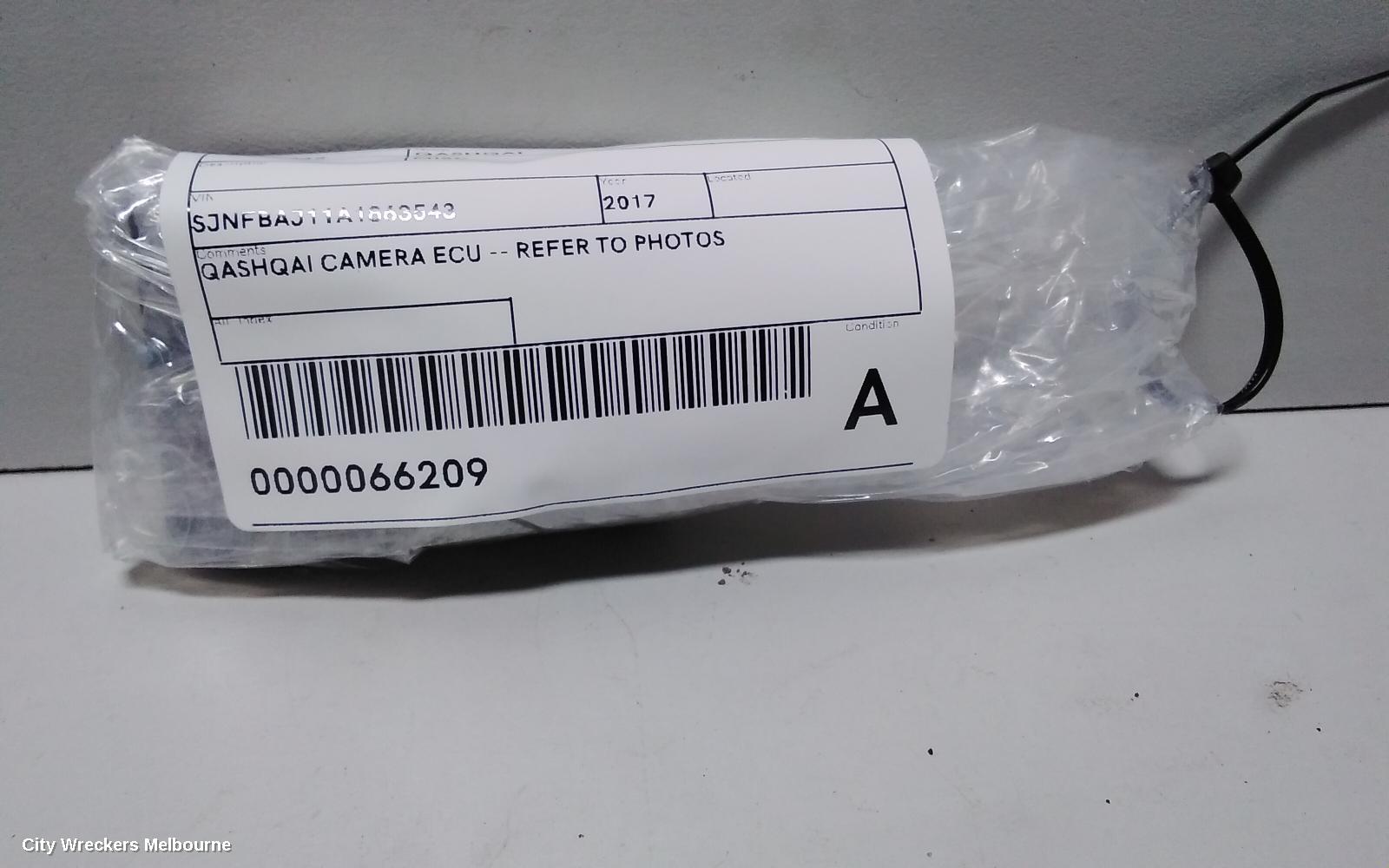 NISSAN QASHQAI, J11, 12/2013 - 07/2021, QASHQAI CAMERA ECU -- REFER TO PHOTOS: 66209