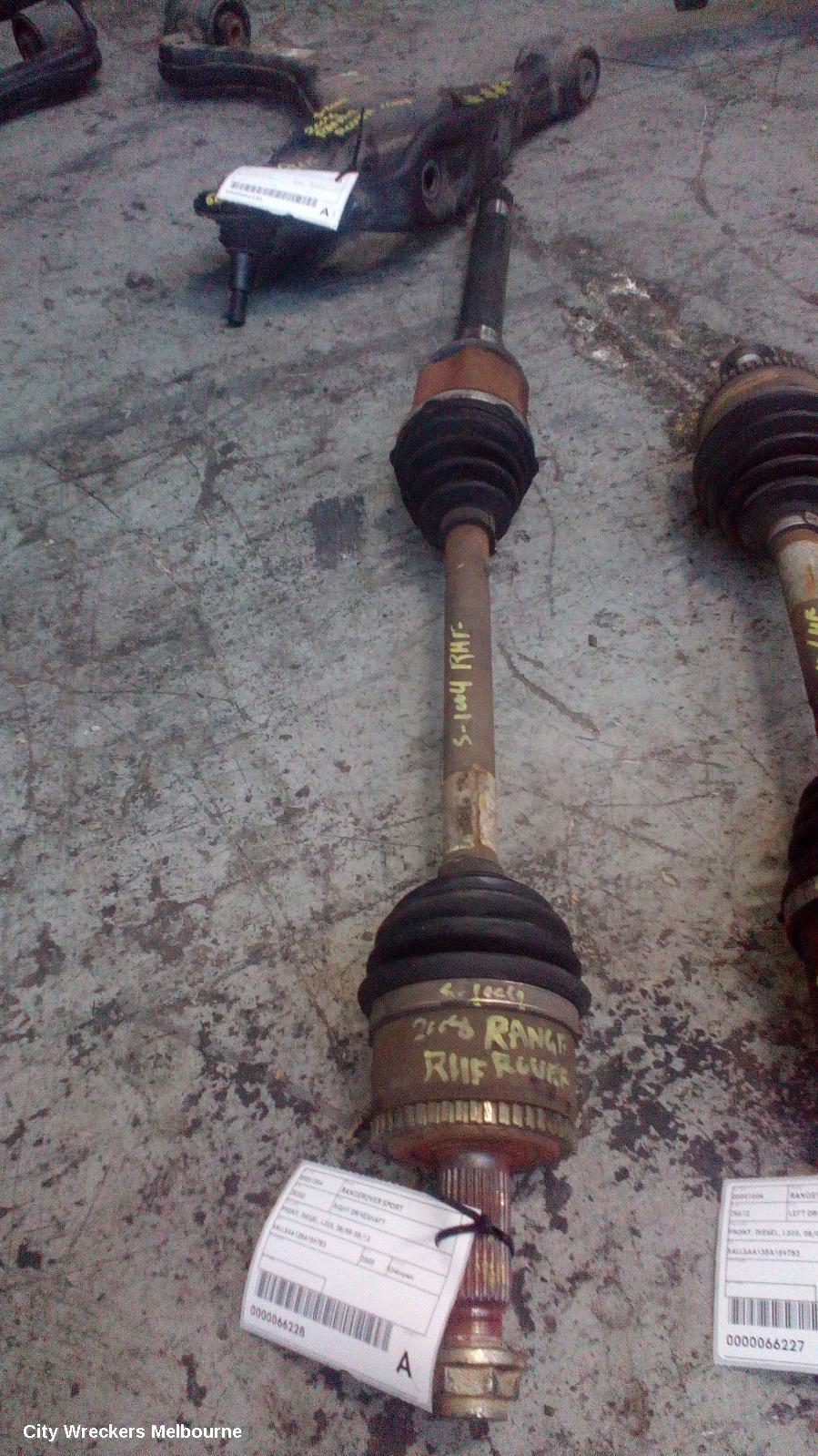 LAND ROVER RANGEROVER SPORT RIGHT DRIVESHAFT, FRONT, DIESEL, L320, 08/2005 - 05/2013