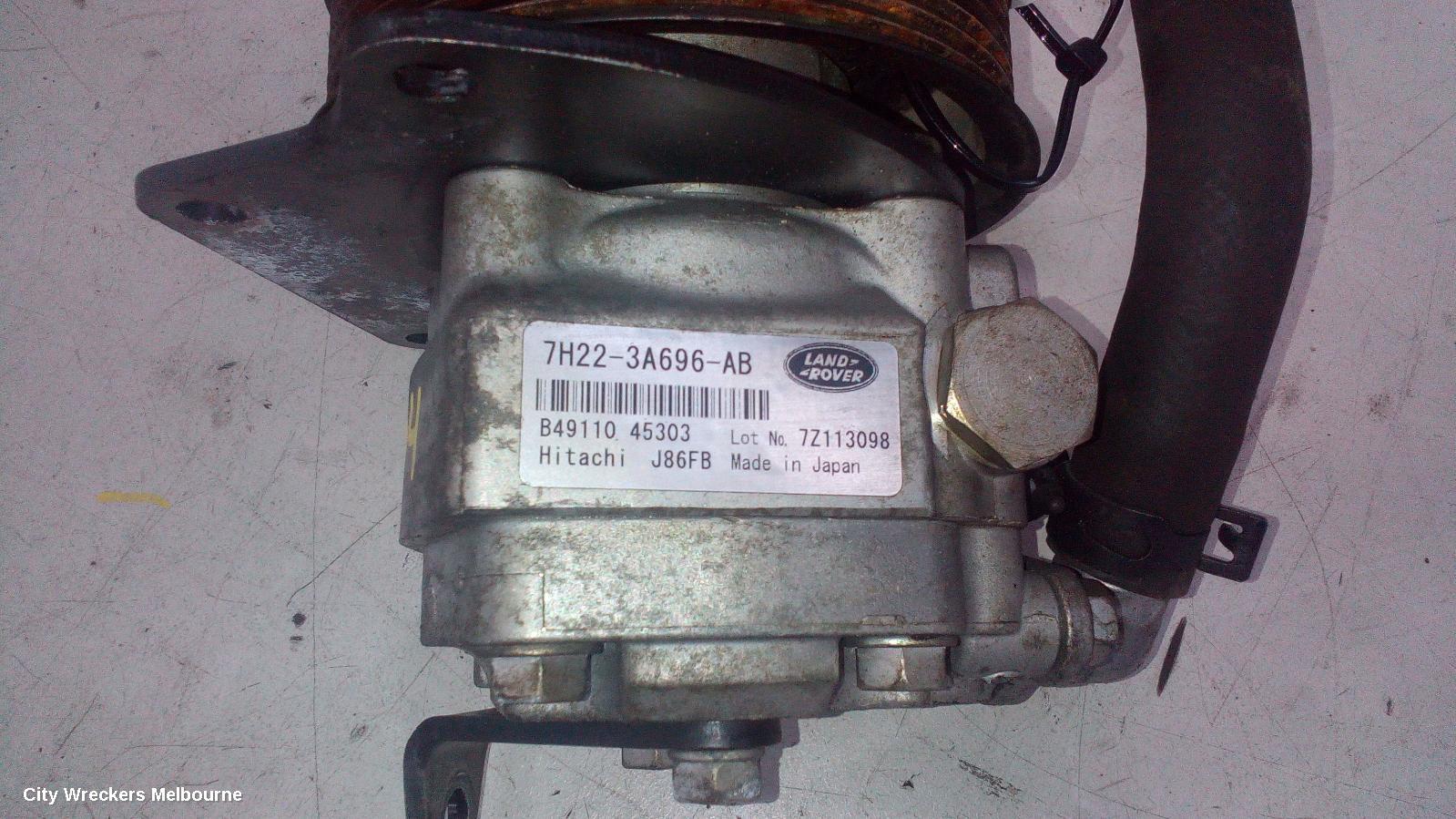 LAND ROVER RANGEROVER SPORT STEERING PUMP, DIESEL, 2.7, P/N QVB500660, L320, 07/2007 - 09/2009