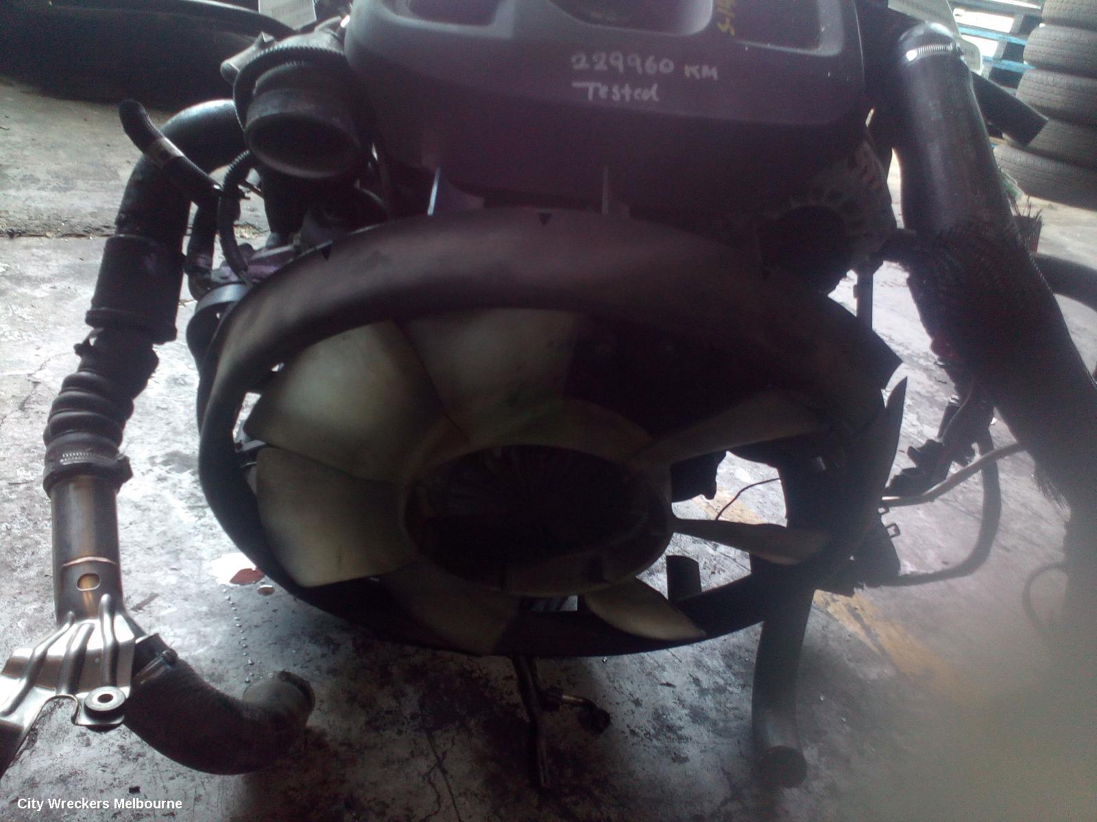 HOLDEN COLORADO ENGINE, DIESEL, 2.8, LWN, TURBO, EURO 4, AUTO T/M, RG/RG 7, 10/2013 - 07/2016