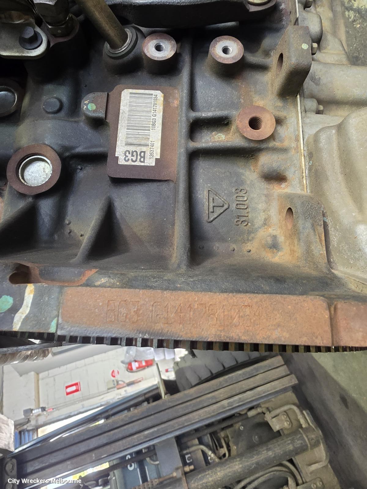 HOLDEN COLORADO ENGINE, DIESEL, 2.8, LWN, TURBO, EURO 4, AUTO T/M, RG/RG 7, 10/2013 - 07/2016