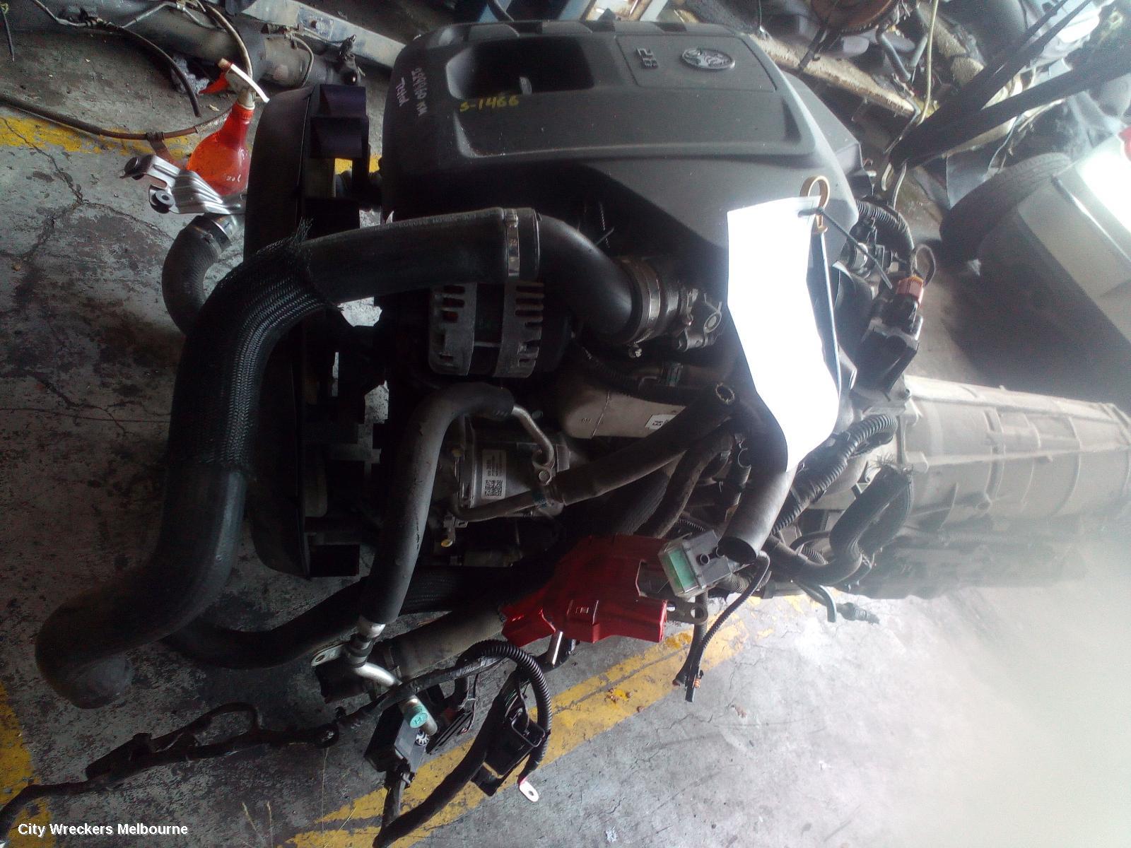 HOLDEN COLORADO ENGINE, DIESEL, 2.8, LWN, TURBO, EURO 4, AUTO T/M, RG/RG 7, 10/2013 - 07/2016